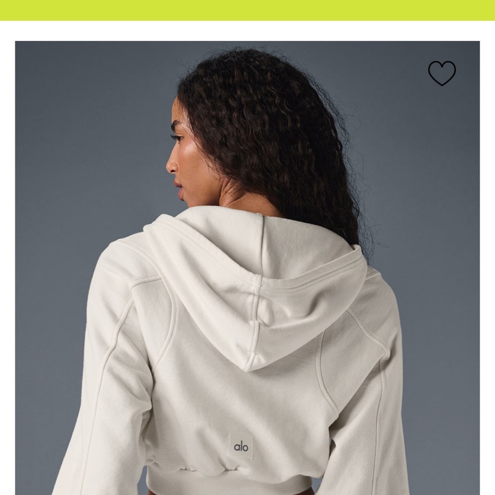 Alo sweet escape cropped hoodie